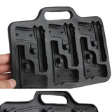 Mafia Ice Tray Mold Plastic Large Ice Cream Tub Set Gun Shaped for Party Drink Whiskey Random Color-UlGadget