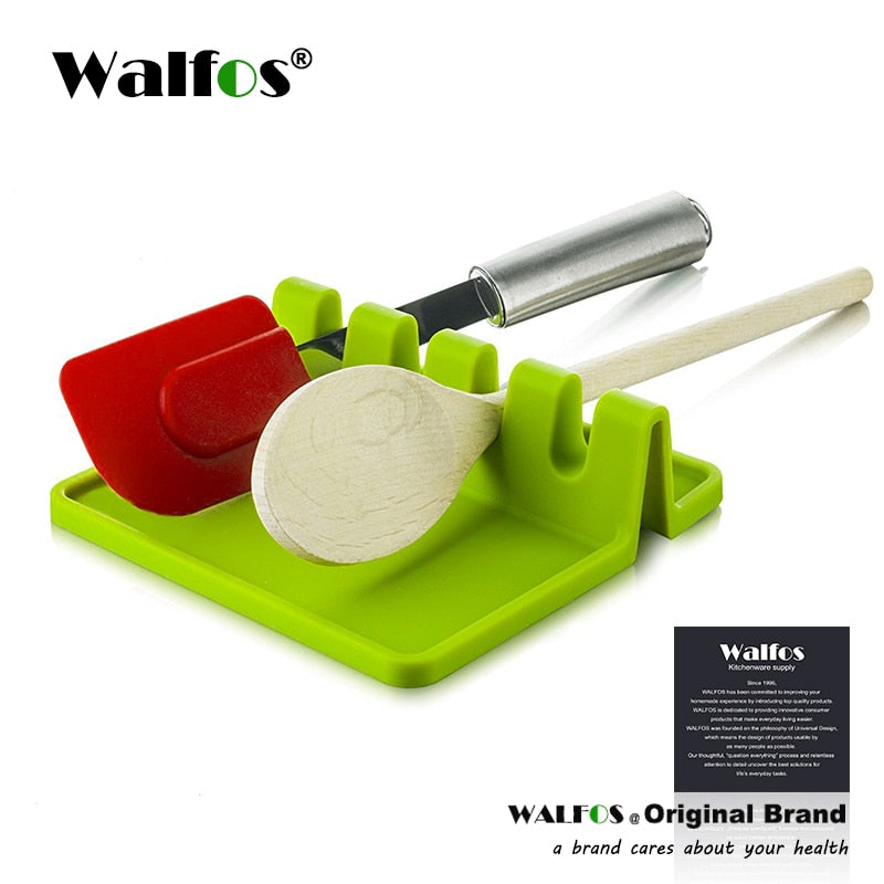 Kitchen Accessories Cooking Tools Utensil Rest Heat Resistant Silicone Spoon Rest-UlGadget