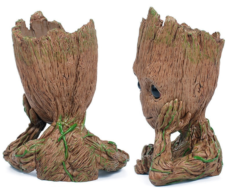 Groot Man Planter Pot Baby Action Figures Cute Model Toy Pen Pot-UlGadget