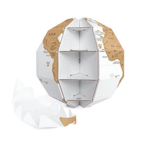 LifeCom 3D Scratch Globe Scratch Off World Map, Best Gift for Trip Planners-UlGadget