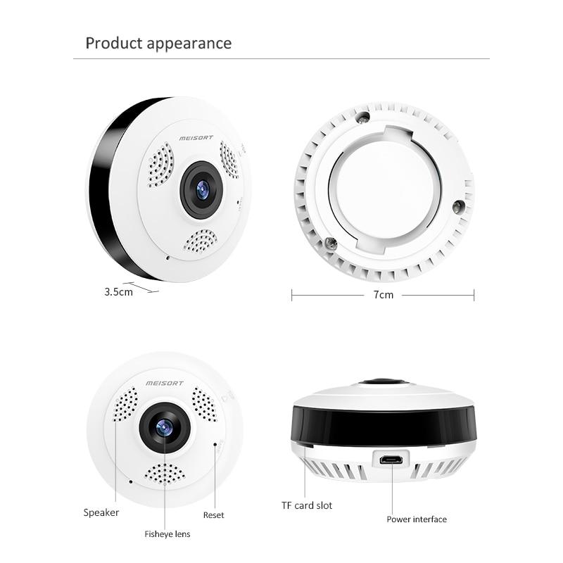 Security and Protection 360° Wifi Panoramic Surveillance Camera-UlGadget