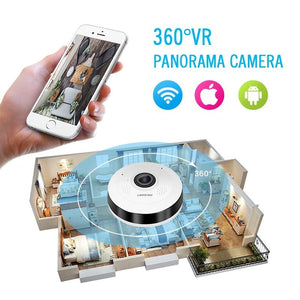 Security and Protection 360° Wifi Panoramic Surveillance Camera-UlGadget