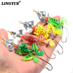 Sports and Entertainment New Fishing Frog Lure Set 4 PCS/SET-UlGadget