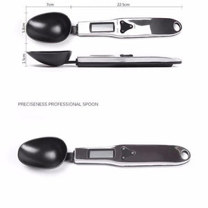 300g/0.1g Portable LCD Digital Kitchen Scale Measuring Spoon Gram Electronic Weight-UlGadget