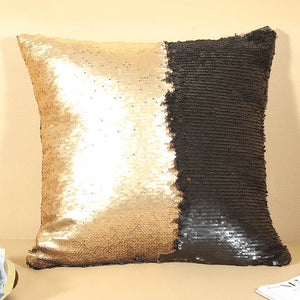 40X40cm DIY Magical Color Changing Reversible Mermaid Sequin Cushion Pillow Cover-UlGadget