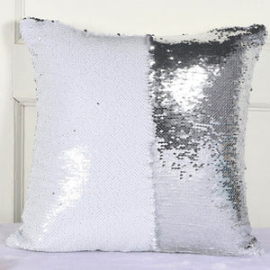 40X40cm DIY Magical Color Changing Reversible Mermaid Sequin Cushion Pillow Cover-UlGadget