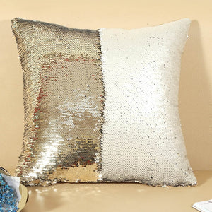 40X40cm DIY Magical Color Changing Reversible Mermaid Sequin Cushion Pillow Cover-UlGadget