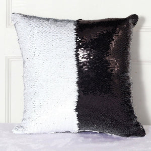 40X40cm DIY Magical Color Changing Reversible Mermaid Sequin Cushion Pillow Cover-UlGadget