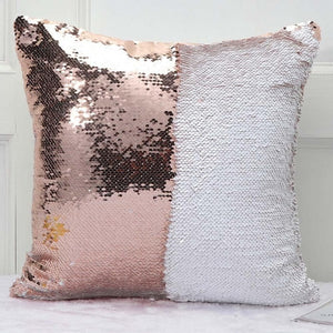 40X40cm DIY Magical Color Changing Reversible Mermaid Sequin Cushion Pillow Cover-UlGadget