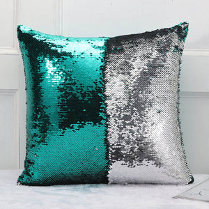 40X40cm DIY Magical Color Changing Reversible Mermaid Sequin Cushion Pillow Cover-UlGadget