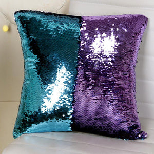 40X40cm DIY Magical Color Changing Reversible Mermaid Sequin Cushion Pillow Cover-UlGadget