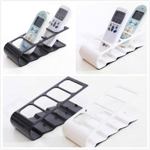 TV DVD VCR Four-Slot Remote Control Mobile Phone Holder Stand Storage-UlGadget