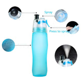 Drinking Bottle Misting Spray Healthy Sports Bottles 740ml-UlGadget