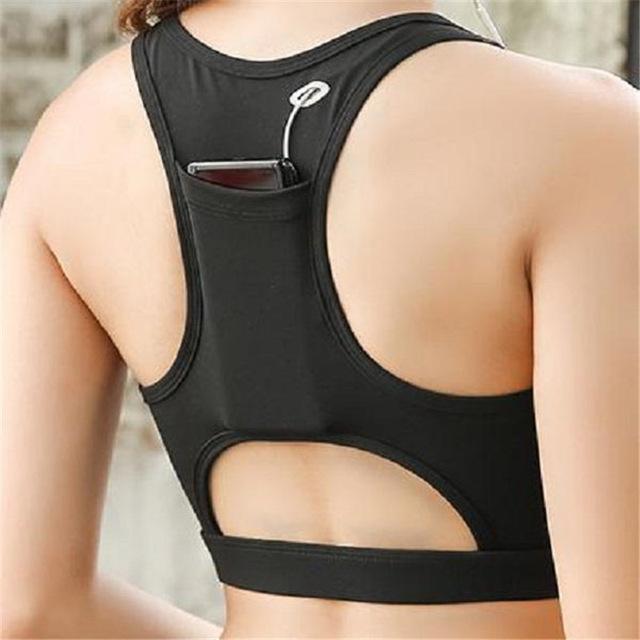 Sexy Phone Pocket Tank Tops High Quality Fitness Running Yoga-UlGadget