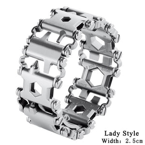 29 In 1 Stainless Steel Multifunctional Tool Bracelet Pocket-UlGadget