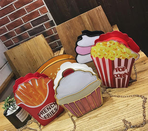 Cute Cartoon, Ice Cream, Cupcake Handbag Mini for Woman-UlGadget