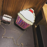 Cute Cartoon, Ice Cream, Cupcake Handbag Mini for Woman-UlGadget