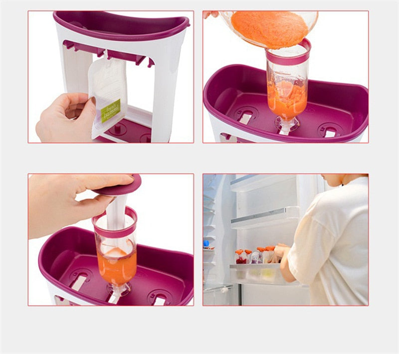 Baby Food Organination Squeeze Juice Station-UlGadget