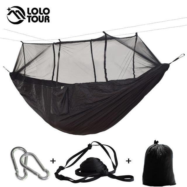 Camping and Hiking Treehouse Mosquito Net Hammock-UlGadget