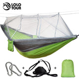 Camping and Hiking Treehouse Mosquito Net Hammock-UlGadget