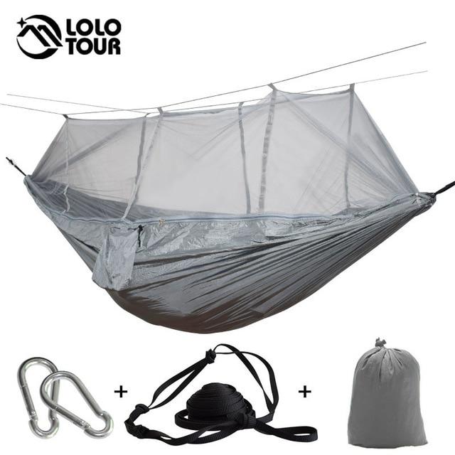 Camping and Hiking Treehouse Mosquito Net Hammock-UlGadget