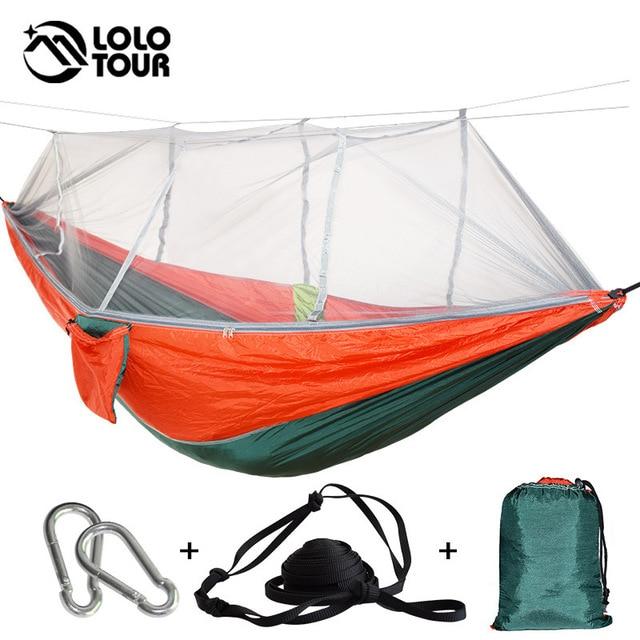 Camping and Hiking Treehouse Mosquito Net Hammock-UlGadget