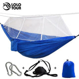 Camping and Hiking Treehouse Mosquito Net Hammock-UlGadget