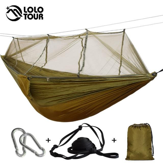 Camping and Hiking Treehouse Mosquito Net Hammock-UlGadget