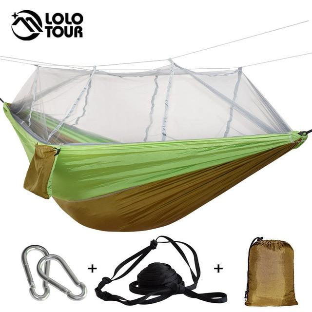 Camping and Hiking Treehouse Mosquito Net Hammock-UlGadget