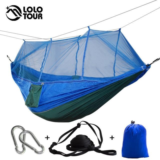 Camping and Hiking Treehouse Mosquito Net Hammock-UlGadget