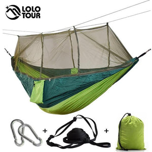 Camping and Hiking Treehouse Mosquito Net Hammock-UlGadget