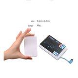 2600mAh Portable Mini Ulter Slim Credit Card Wallet Size Power Bank-UlGadget