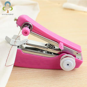 Simple Operation Sewing Tools 3 Colors Mini Portable Hand-held Manual Sewing Machine-UlGadget