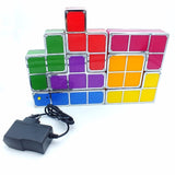 DIY Tetris Stackable Puzzle Block Game LED Night Light-UlGadget