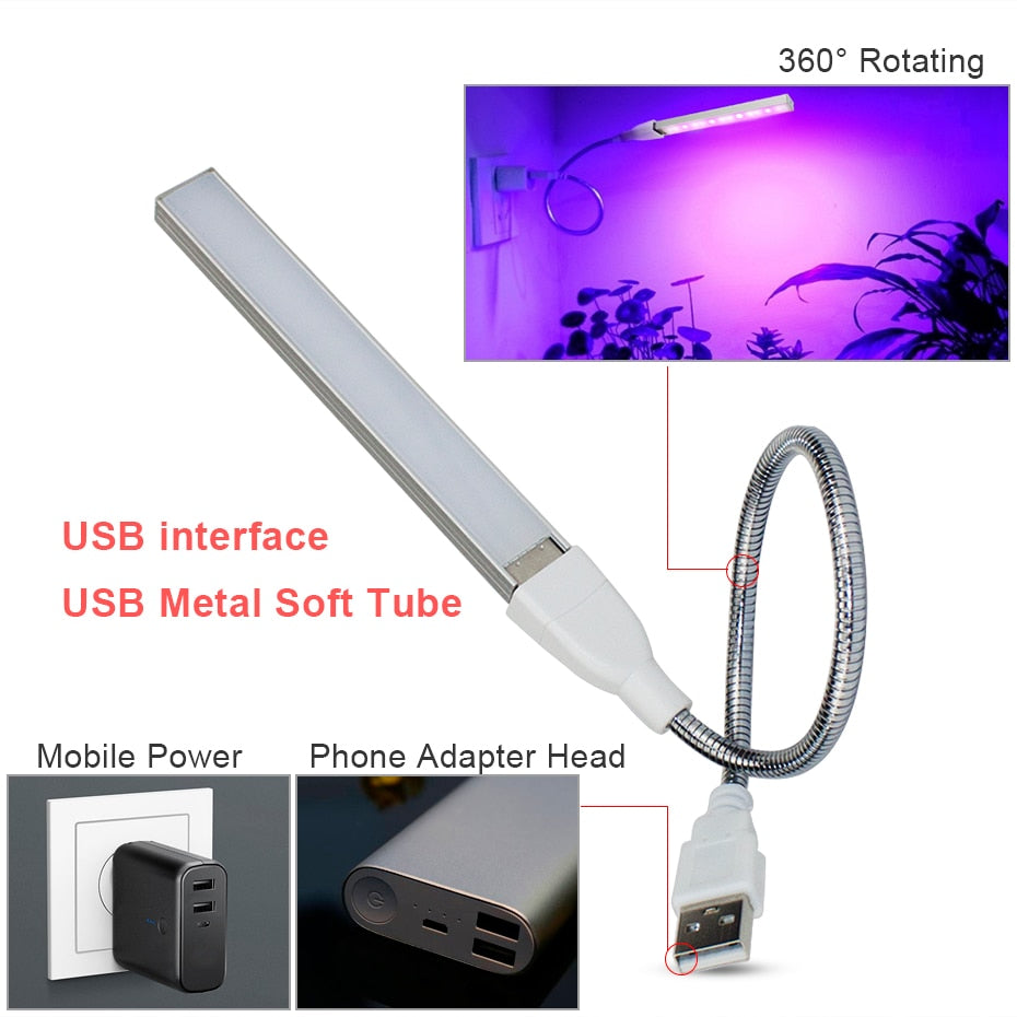 Timing Function Dual Head Plant 18W LED Light For Speed Growing With 360 Degree Flexible Gooseneck-UlGadget