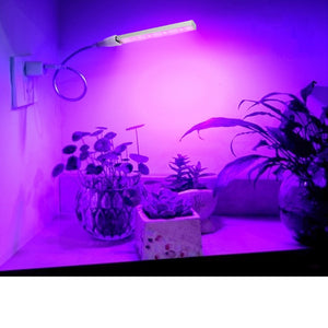 Timing Function Dual Head Plant 18W LED Light For Speed Growing With 360 Degree Flexible Gooseneck-UlGadget