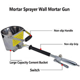 Fast Efficient Wall Mortar Cement Spray Gun (Free Ship Worldwide)-UlGadget