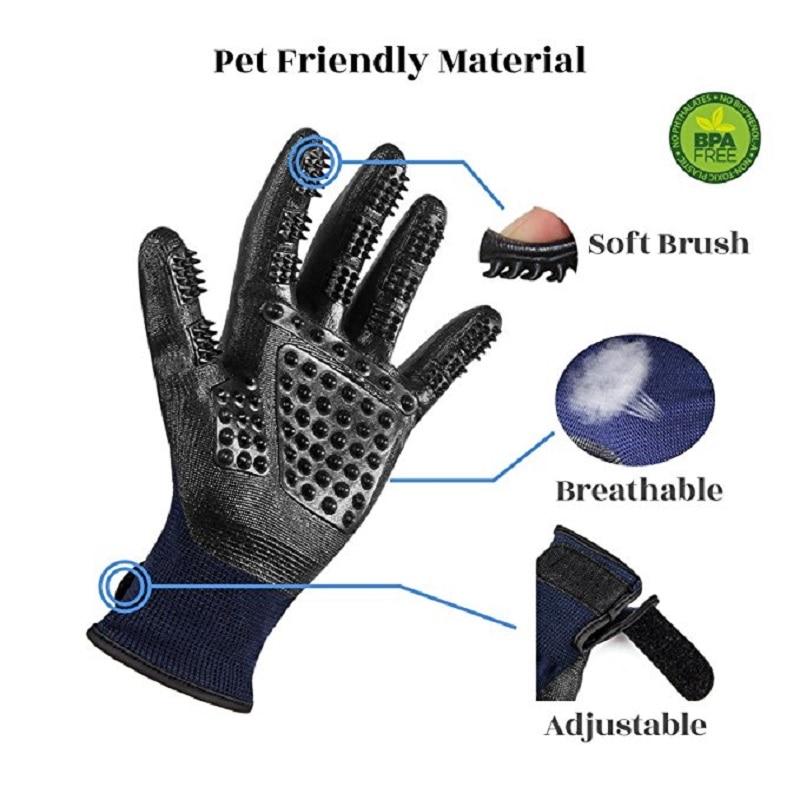 Pet Products Pet Shedding Grooming Gloves-UlGadget