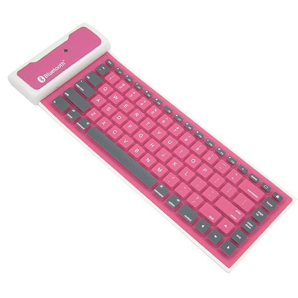 Slim Soft Wireless Bluetooth Silicone Keyboard Mini PC MAC Ipad Laptop Foldable Portable-UlGadget