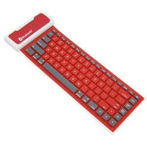 Slim Soft Wireless Bluetooth Silicone Keyboard Mini PC MAC Ipad Laptop Foldable Portable-UlGadget