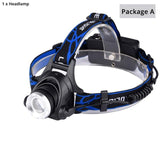 LED headlamp fishing Zoomable Waterproof-UlGadget