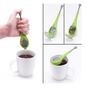 TEA INFUSING SPOON Strainer with Long Handle Teaware Plastic Tea Coffee Kitchen Tools-UlGadget