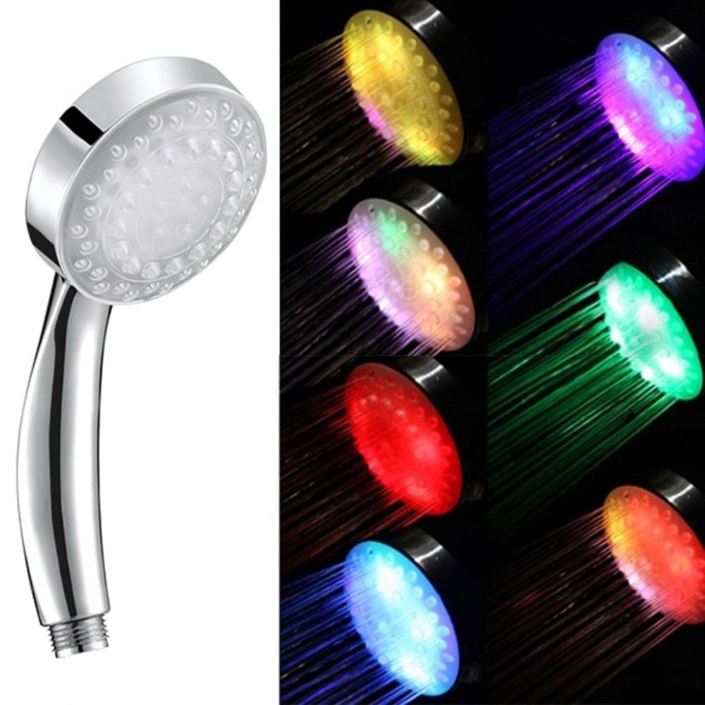 5 LED Lights Magic Rainbow head shower 7 Color Romantic Automatic-UlGadget