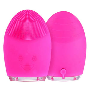 New Skin Care Mini Electric Facial Cleanser Massage Brush Face Washing Machine Waterproof Silicone Remove Hot-UlGadget