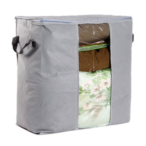 Lasperal Bamboo Charcoal Clothes Storage Bag Cotton Home Storage Organizer Portable Anti-dust Wardrobe-UlGadget