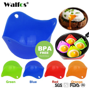 Flexibe Silicone Egg Poachy Floaty Pods Kitchen Tool Baking Cups for Microwave and Stovetop-UlGadget