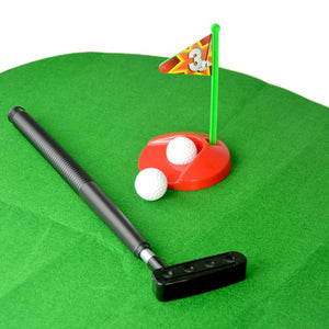 Sports and Entertainment Potty Putter Toilet Putting Mat Golf Game for Bathroom-UlGadget