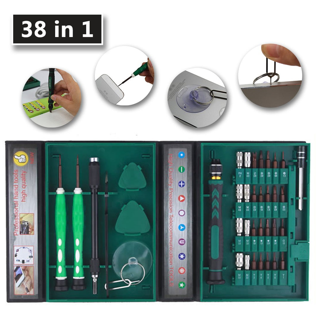 Home and Garden, Appliance 38 in 1 Magnetic Screwdriver Kit-UlGadget