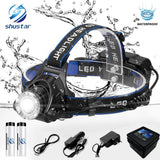 LED headlamp fishing Zoomable Waterproof-UlGadget