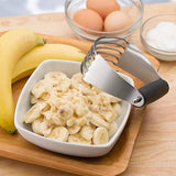 Spring Chef Dough Blender Top Professional Pastry Cutter with Heavy Duty Stainless Steel Blades-UlGadget